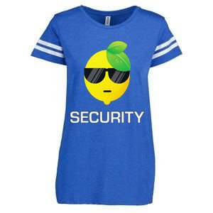 Lemonade Security Funny Lemonade Lemon Stand Crew Enza Ladies Jersey Football T-Shirt