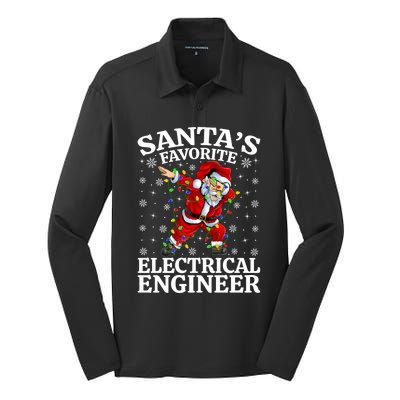 Lighting SantaS Favorites Electrical Engineer Christmas Gift Silk Touch Performance Long Sleeve Polo