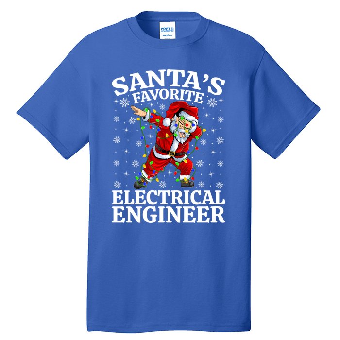 Lighting SantaS Favorites Electrical Engineer Christmas Gift Tall T-Shirt