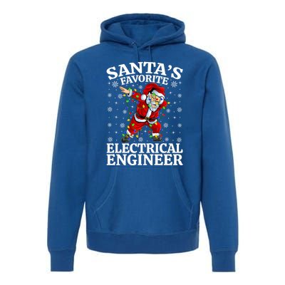 Lighting SantaS Favorites Electrical Engineer Christmas Gift Premium Hoodie