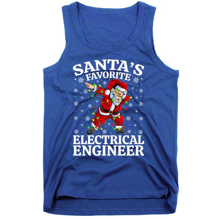 Lighting SantaS Favorites Electrical Engineer Christmas Gift Tank Top