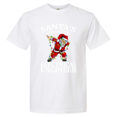 Lighting SantaS Favorites Electrical Engineer Christmas Gift Garment-Dyed Heavyweight T-Shirt