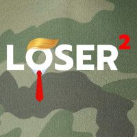 Loser Squared Funny Anti Trump 2024 Nope Not Again Legacy Tie Dye Trucker Hat