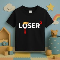 Loser Squared Funny Anti Trump 2024 Nope Not Again Toddler T-Shirt