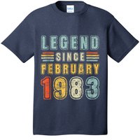 Legend Since February 1983 40 Year Old Vintage 40th Birthday T-Shirt