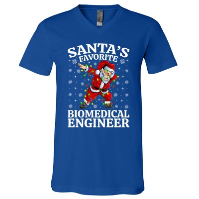 Lighting SantaS Favorites Biomedical Engineer Christmas Cool Gift V-Neck T-Shirt