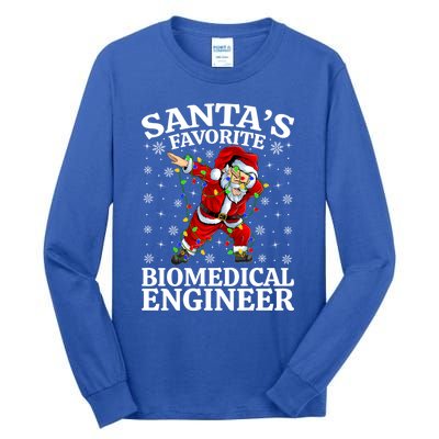 Lighting SantaS Favorites Biomedical Engineer Christmas Cool Gift Tall Long Sleeve T-Shirt