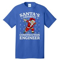 Lighting SantaS Favorites Construction Engineer Christmas Gift Tall T-Shirt