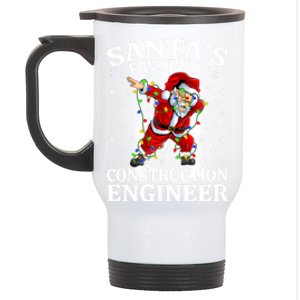 Lighting SantaS Favorites Construction Engineer Christmas Gift Stainless Steel Travel Mug