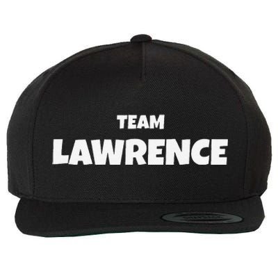 Lawrence Surname Family Birthday Wool Snapback Cap