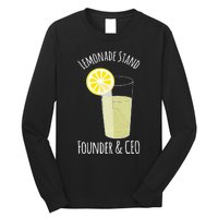 Lemonade Stand For Entrepreneur Long Sleeve Shirt