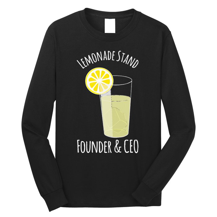 Lemonade Stand For Entrepreneur Long Sleeve Shirt