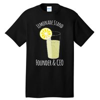 Lemonade Stand For Entrepreneur Tall T-Shirt