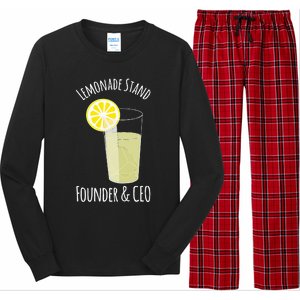 Lemonade Stand For Entrepreneur Long Sleeve Pajama Set