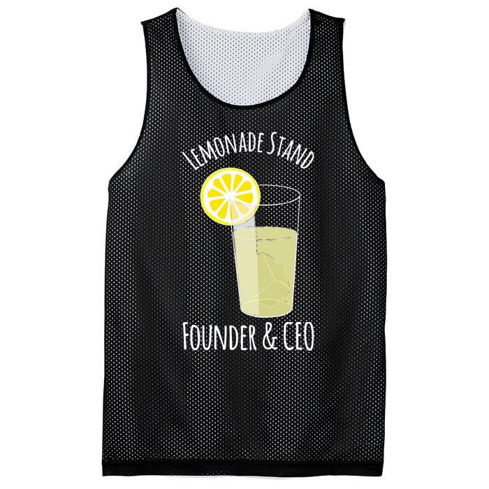 Lemonade Stand For Entrepreneur Mesh Reversible Basketball Jersey Tank