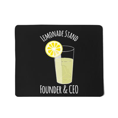 Lemonade Stand For Entrepreneur Mousepad