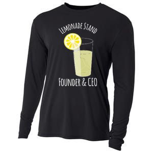 Lemonade Stand For Entrepreneur Cooling Performance Long Sleeve Crew