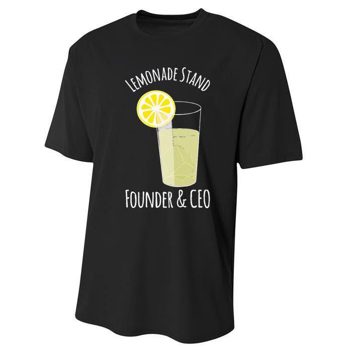 Lemonade Stand For Entrepreneur Performance Sprint T-Shirt