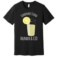 Lemonade Stand For Entrepreneur Premium T-Shirt