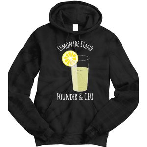 Lemonade Stand For Entrepreneur Tie Dye Hoodie