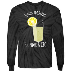 Lemonade Stand For Entrepreneur Tie-Dye Long Sleeve Shirt