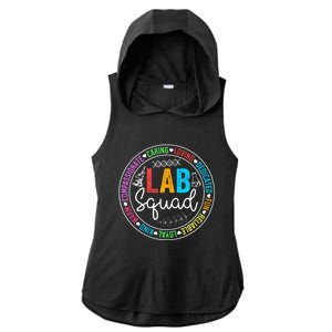 Lab Squad Funny Lab Week 2024 Medical Laboratory Technician Ladies PosiCharge Tri-Blend Wicking Draft Hoodie Tank