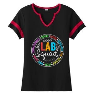 Lab Squad Funny Lab Week 2024 Medical Laboratory Technician Ladies Halftime Notch Neck Tee