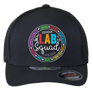 Lab Squad Funny Lab Week 2024 Medical Laboratory Technician Flexfit Unipanel Trucker Cap