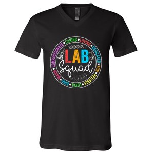 Lab Squad Funny Lab Week 2024 Medical Laboratory Technician V-Neck T-Shirt