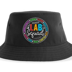 Lab Squad Funny Lab Week 2024 Medical Laboratory Technician Sustainable Bucket Hat