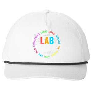 Lab Squad Funny Lab Week 2024 Medical Laboratory Technician Snapback Five-Panel Rope Hat