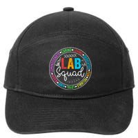 Lab Squad Funny Lab Week 2024 Medical Laboratory Technician 7-Panel Snapback Hat