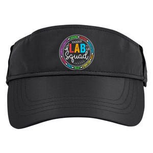 Lab Squad Funny Lab Week 2024 Medical Laboratory Technician Adult Drive Performance Visor