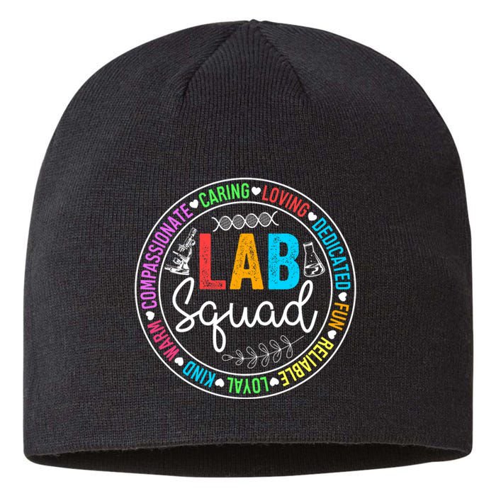 Lab Squad Funny Lab Week 2024 Medical Laboratory Technician Sustainable Beanie