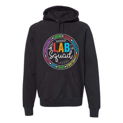 Lab Squad Funny Lab Week 2024 Medical Laboratory Technician Premium Hoodie