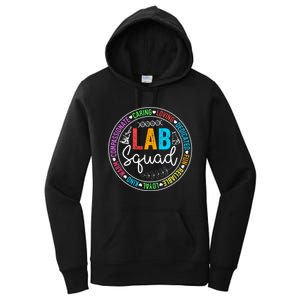 Lab Squad Funny Lab Week 2024 Medical Laboratory Technician Women's Pullover Hoodie