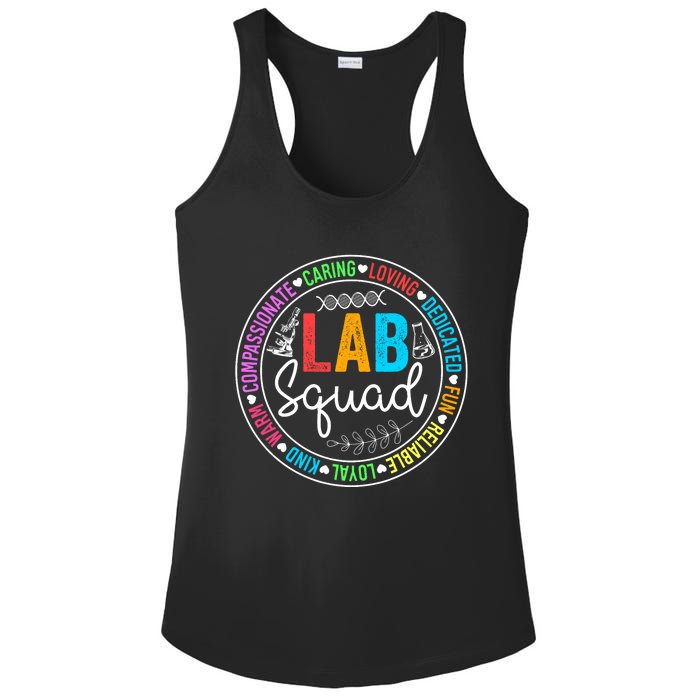 Lab Squad Funny Lab Week 2024 Medical Laboratory Technician Ladies PosiCharge Competitor Racerback Tank