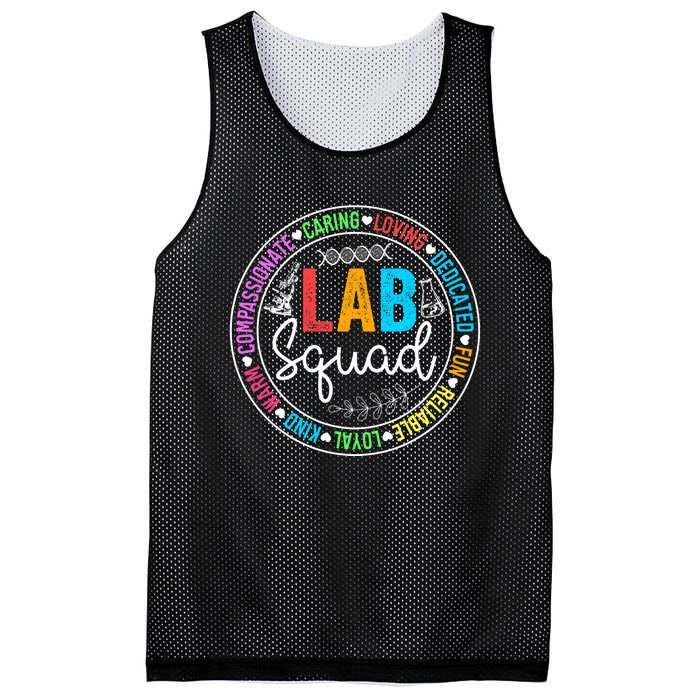 Lab Squad Funny Lab Week 2024 Medical Laboratory Technician Mesh Reversible Basketball Jersey Tank