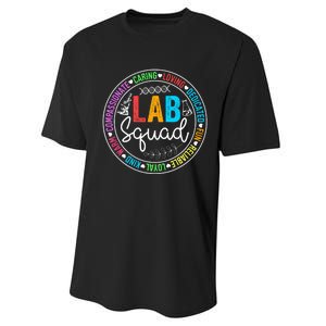 Lab Squad Funny Lab Week 2024 Medical Laboratory Technician Performance Sprint T-Shirt