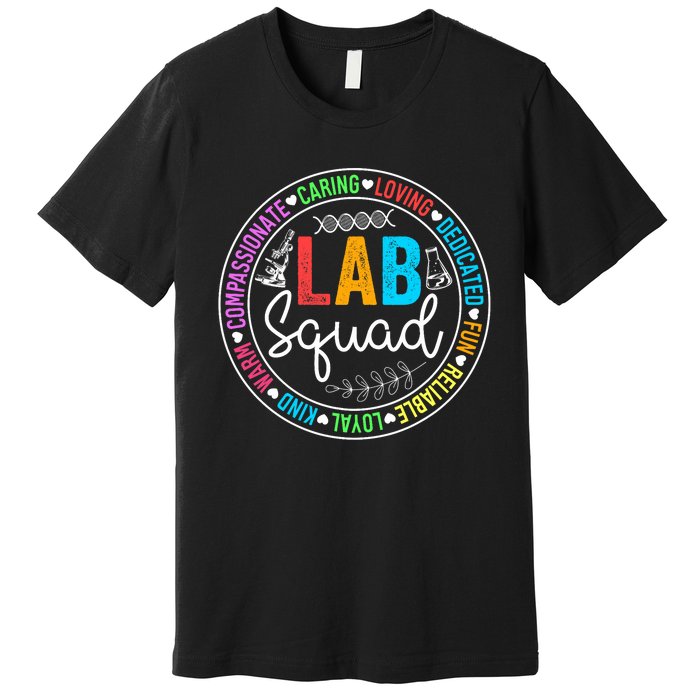 Lab Squad Funny Lab Week 2024 Medical Laboratory Technician Premium T-Shirt