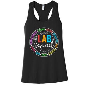 Lab Squad Funny Lab Week 2024 Medical Laboratory Technician Women's Racerback Tank