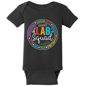 Lab Squad Funny Lab Week 2024 Medical Laboratory Technician Baby Bodysuit