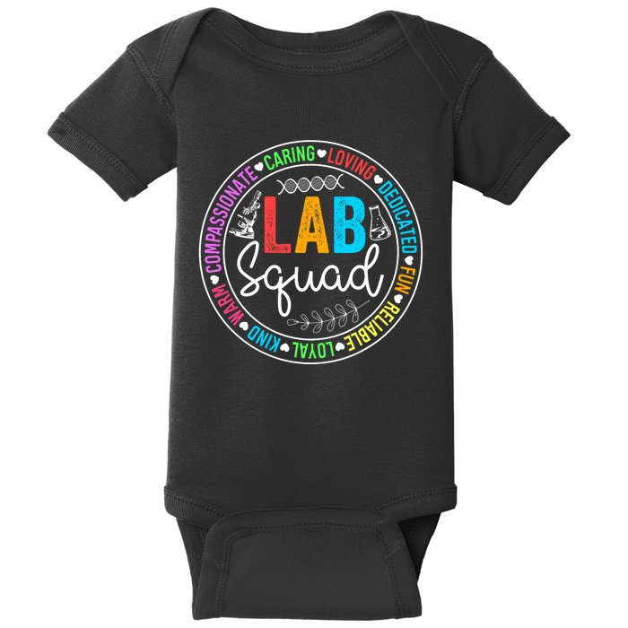 Lab Squad Funny Lab Week 2024 Medical Laboratory Technician Baby Bodysuit