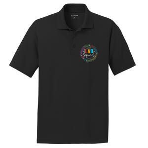 Lab Squad Funny Lab Week 2024 Medical Laboratory Technician PosiCharge RacerMesh Polo