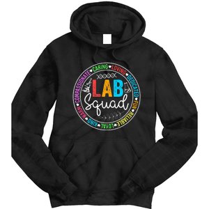 Lab Squad Funny Lab Week 2024 Medical Laboratory Technician Tie Dye Hoodie