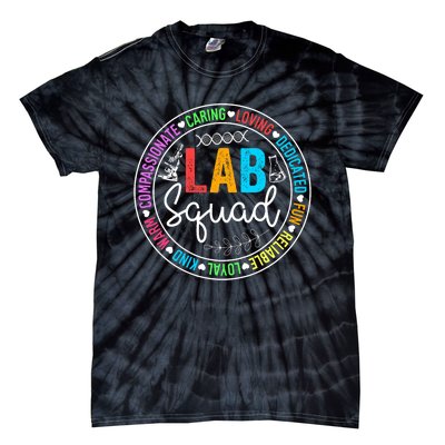 Lab Squad Funny Lab Week 2024 Medical Laboratory Technician Tie-Dye T-Shirt