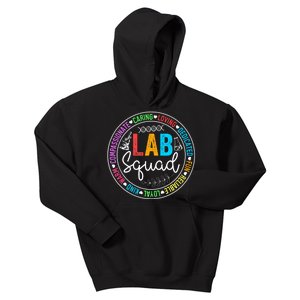 Lab Squad Funny Lab Week 2024 Medical Laboratory Technician Kids Hoodie