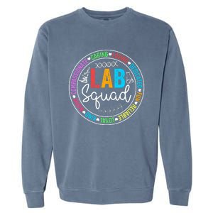 Lab Squad Funny Lab Week 2024 Medical Laboratory Technician Garment-Dyed Sweatshirt