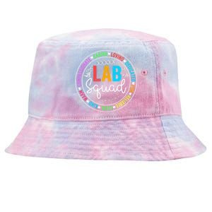 Lab Squad Funny Lab Week 2024 Medical Laboratory Technician Tie-Dyed Bucket Hat