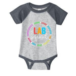 Lab Squad Funny Lab Week 2024 Medical Laboratory Technician Infant Baby Jersey Bodysuit